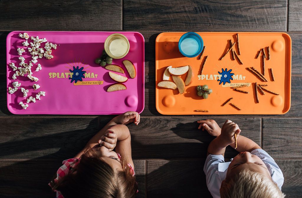 New Splattmat Premium All Ages Suctioned Silicone Placemat for